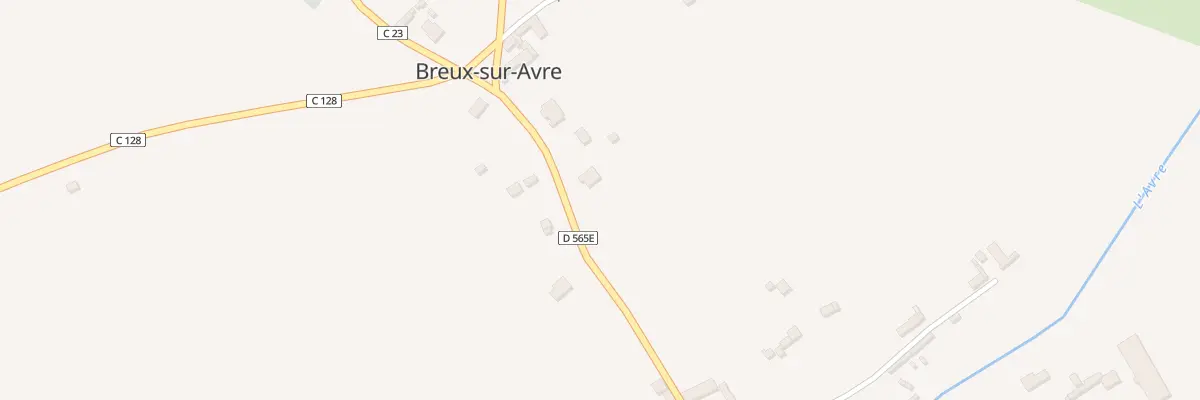 Plan du 9228 Rue de l’Avre à Breux-sur-Avre
