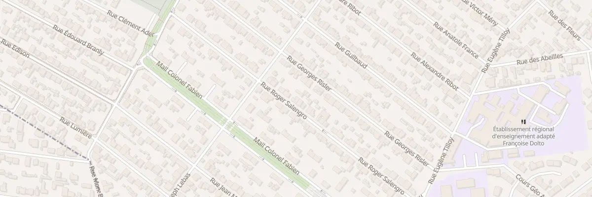 Plan du 38 Rue Roger Salengro à Sotteville-lès-Rouen