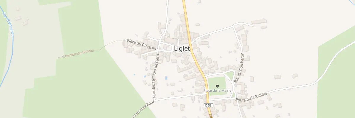 Plan du 5 Pl de L ’Eglise à Liglet