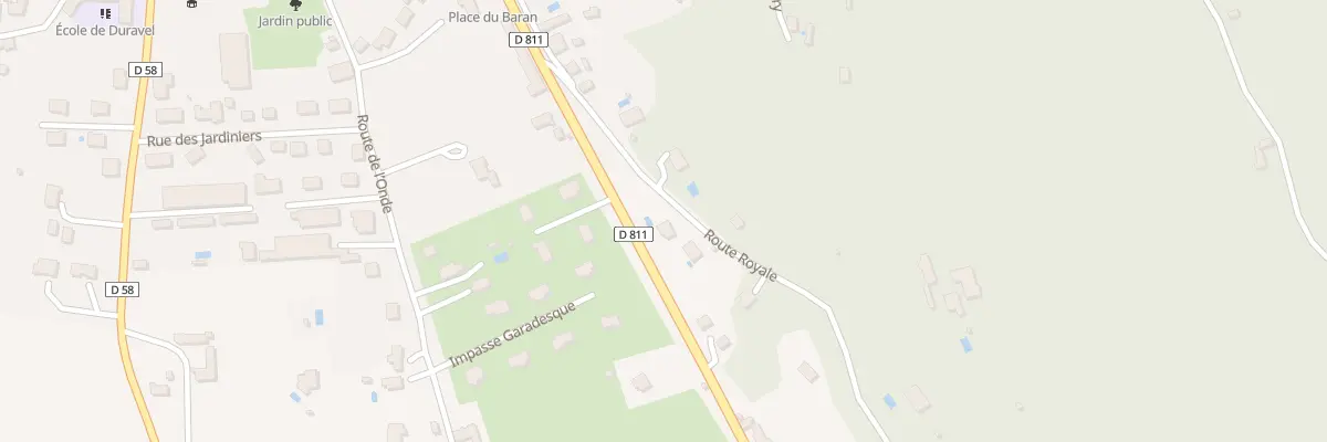 Plan du 126 Rte Royale à Duravel