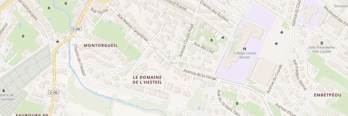 Plan du 15 Av Claude Augé à L’Isle-Jourdain
