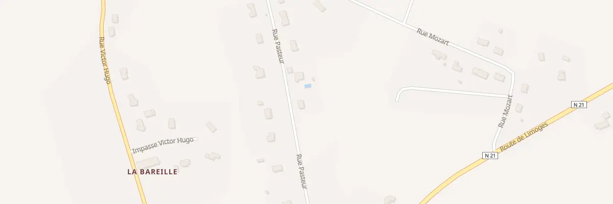 Plan du 10 Rue Pasteur à Séreilhac