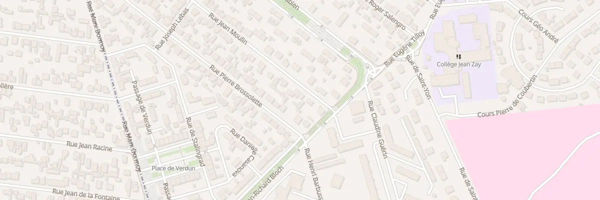 Plan du 58 Rue Jean Moulin à Sotteville-lès-Rouen