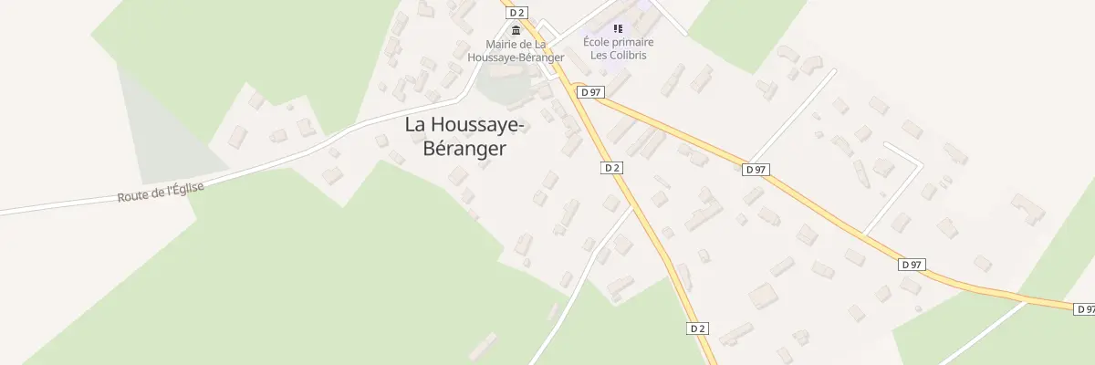 Plan du 5038 La Houssaye à La Houssaye-Béranger