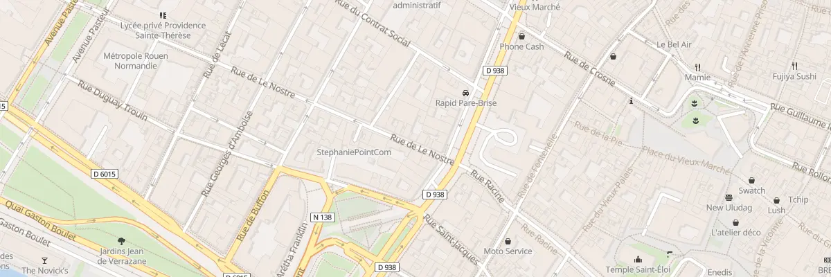 Plan du 4B Rue de le Nostre à Rouen