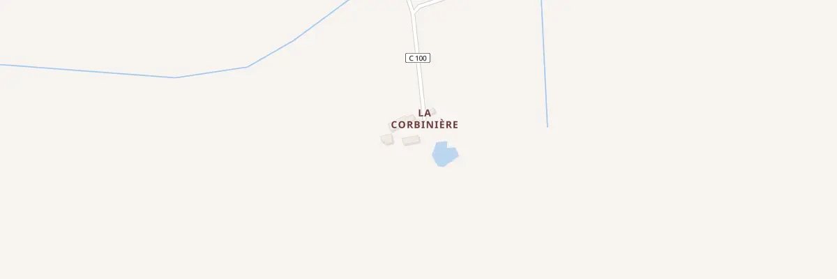 Plan de La Petite corbinière à Unverre
