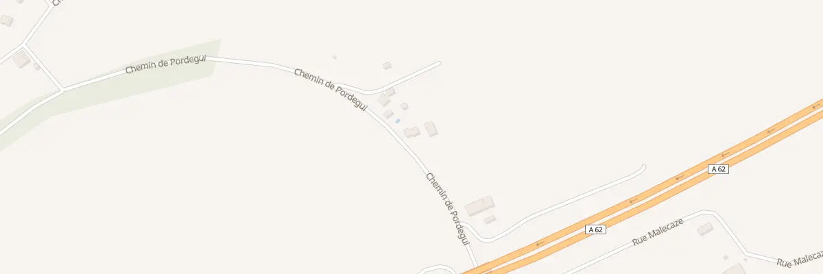 Plan du 1694 Che de Pordegui à Castelsarrasin