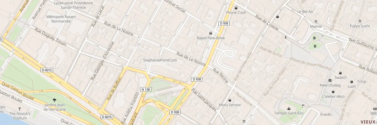 Plan du 3 Rue de le Nostre à Rouen