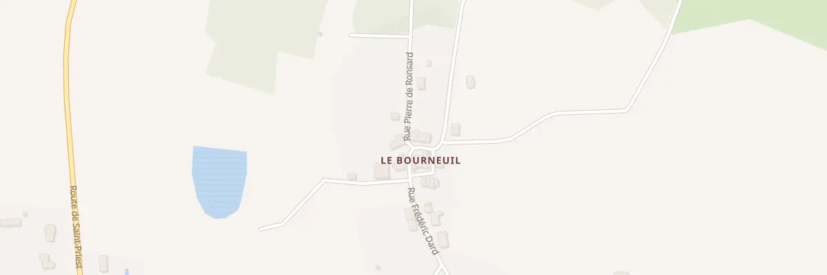 Plan du 13 Rue Alphonse de Lamartine à Séreilhac