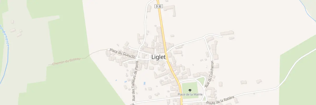 Plan du 6 Pl de L ’Eglise à Liglet