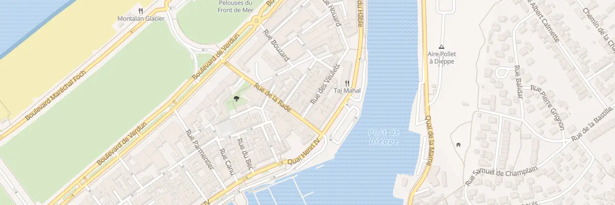 Plan du 5 Rue des Veulets à Dieppe