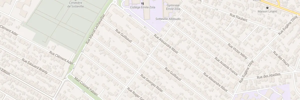 Plan du 50 Rue Guilbaud à Sotteville-lès-Rouen
