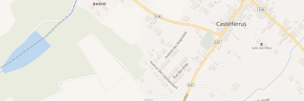Plan du 4 Av des Liquidambars à Castelferrus