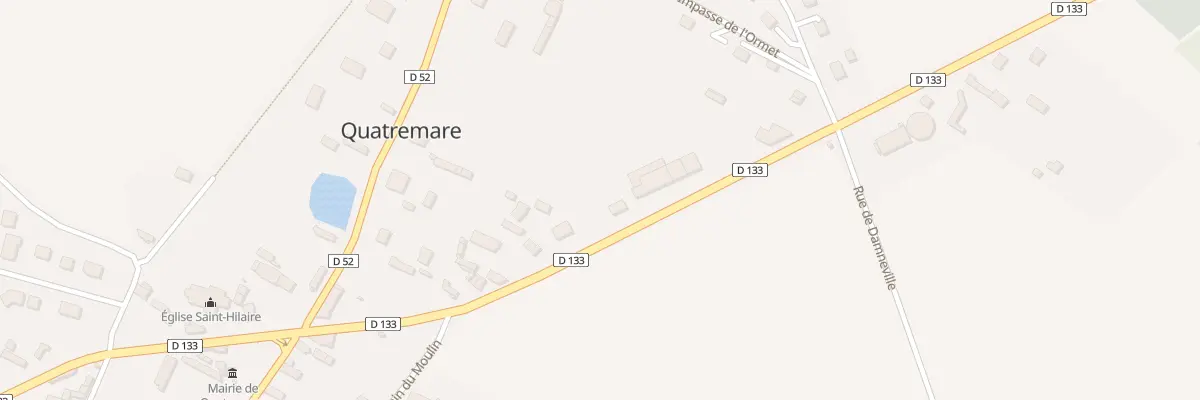 Plan du 13 Rte de Louviers à Quatremare