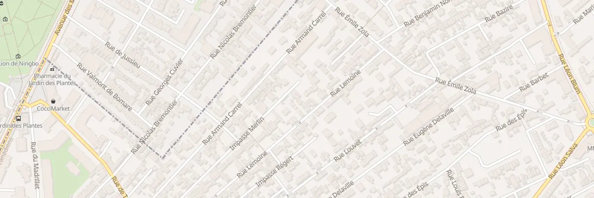 Plan du 58 Rue Lemoine à Sotteville-lès-Rouen