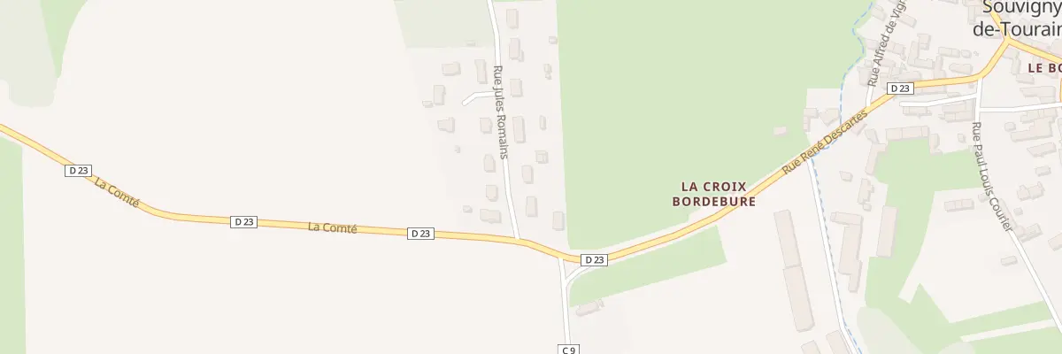 Plan du 4 Rue Jules Romains à Souvigny-de-Touraine