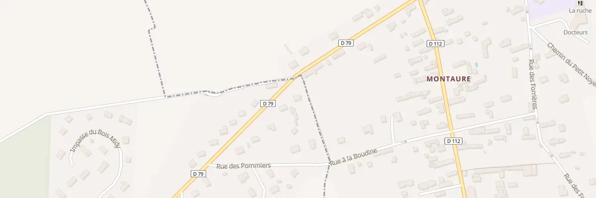 Plan du 27 Cote de Montaure à La Haye-Malherbe
