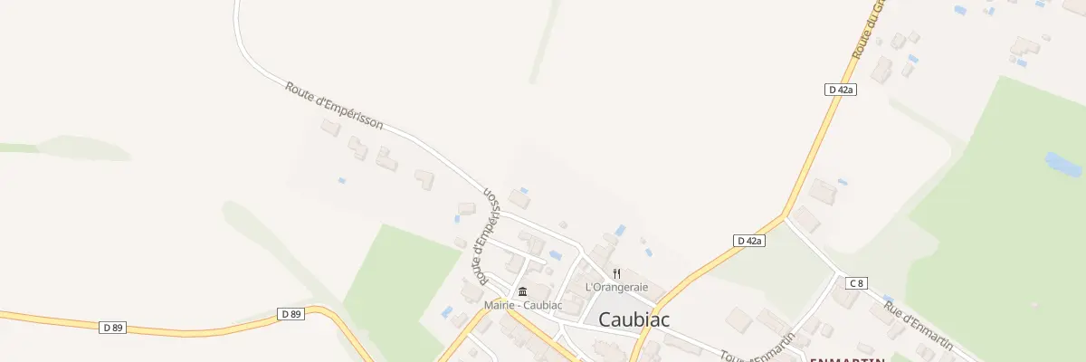 Plan du 112 Rue des Fossés à Caubiac