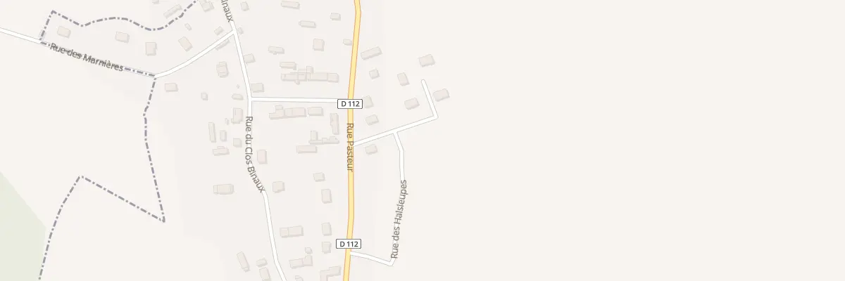 Plan du 2E Rue Pasteur - Tostes à Terres de Bord