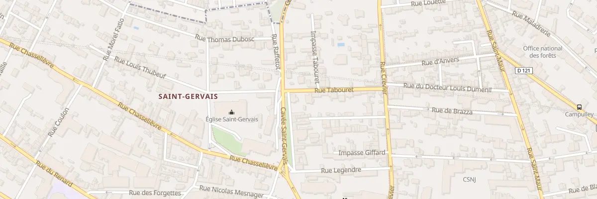 Plan du 15 Rue Tabouret à Rouen