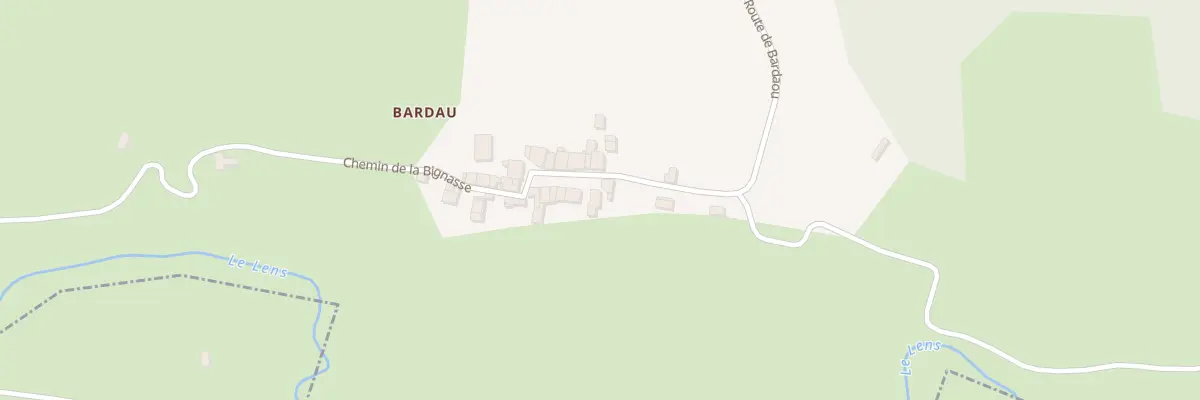 Plan du 8 Bardaou Hameau à Fabas