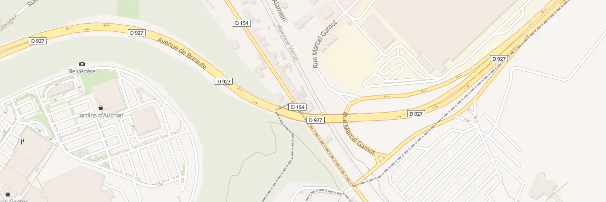 Plan du 288 Rue Gal Chanzy à Dieppe