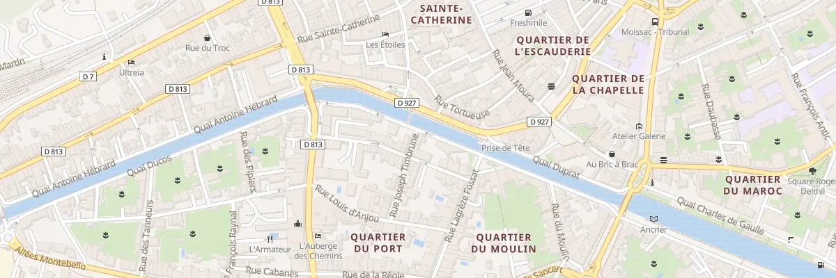 Plan du 1 Rue Joseph Timbrune à Moissac