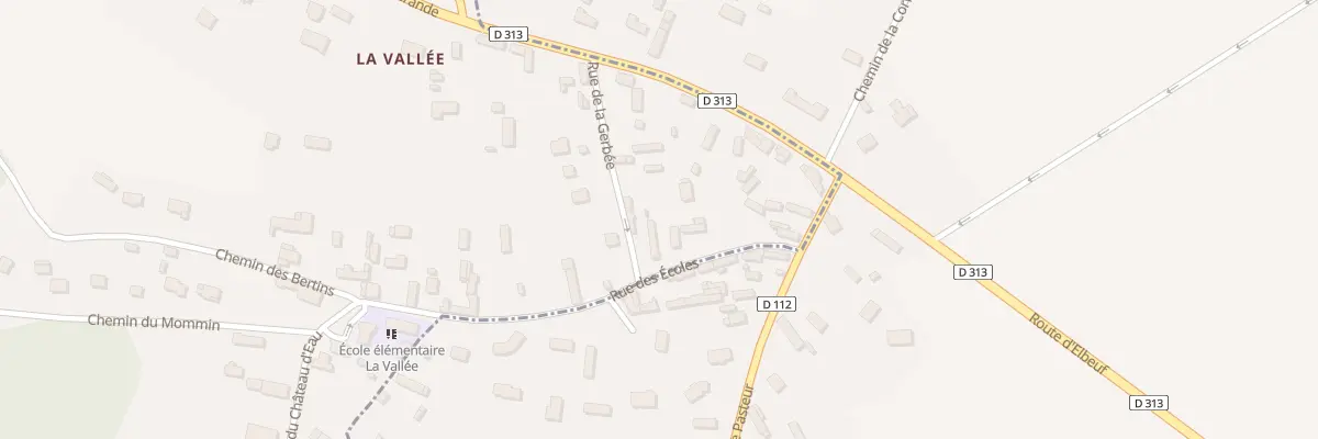 Plan du 22 Rue des Ecoles à La Haye-Malherbe