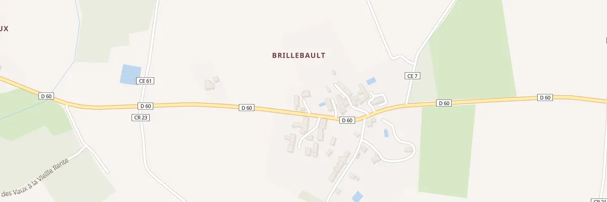 Plan du 5160 Brillebault à Douadic