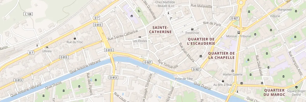 Plan du 32 Rue Tortueuse à Moissac