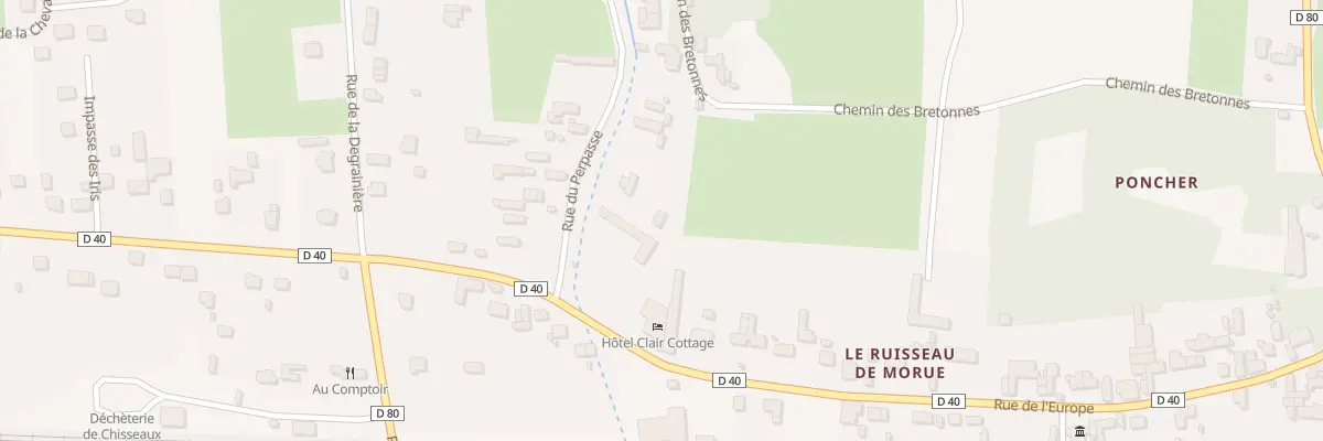 Plan du 3 Rue du Perpassé à Chisseaux