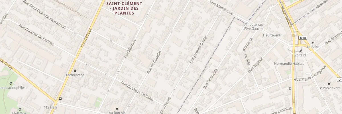 Plan du 53 Rue de Cauville à Rouen