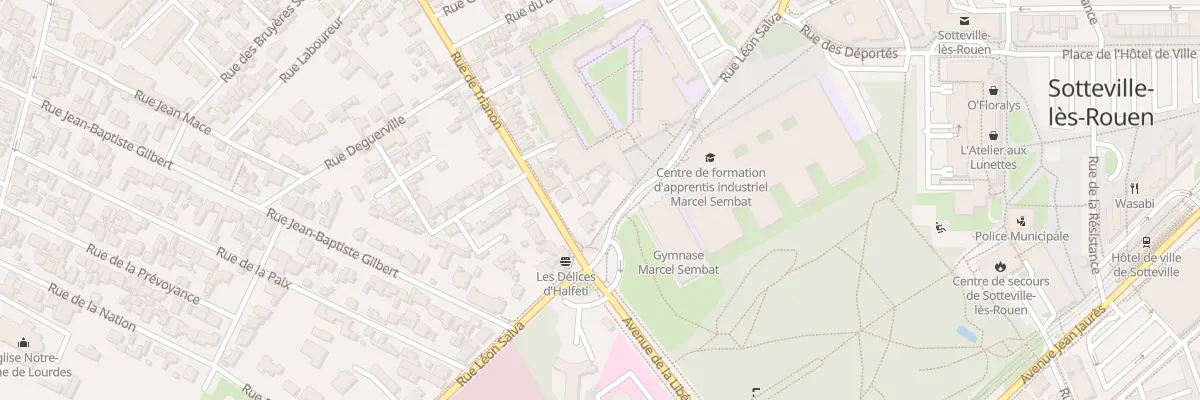 Plan du 136 Rue Leon Salva à Sotteville-lès-Rouen