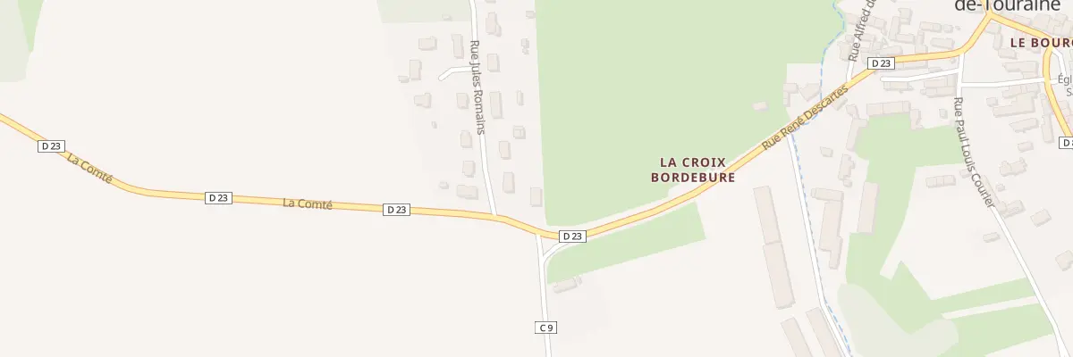 Plan du 5117 La Croix Bordebure à Souvigny-de-Touraine