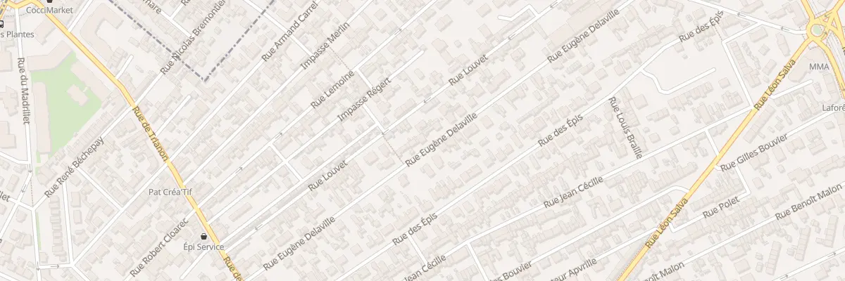 Plan du 34 Rue Eugene Delaville à Sotteville-lès-Rouen
