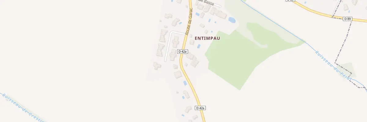 Plan du 435 Rte de Garac à Caubiac