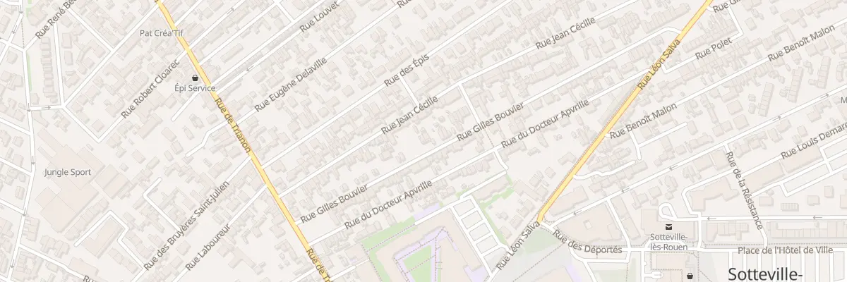Plan du 148 Rue Gilles Bouvier à Sotteville-lès-Rouen