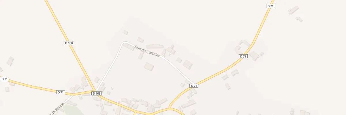 Plan du 5001 Le Cormier à Gombergean