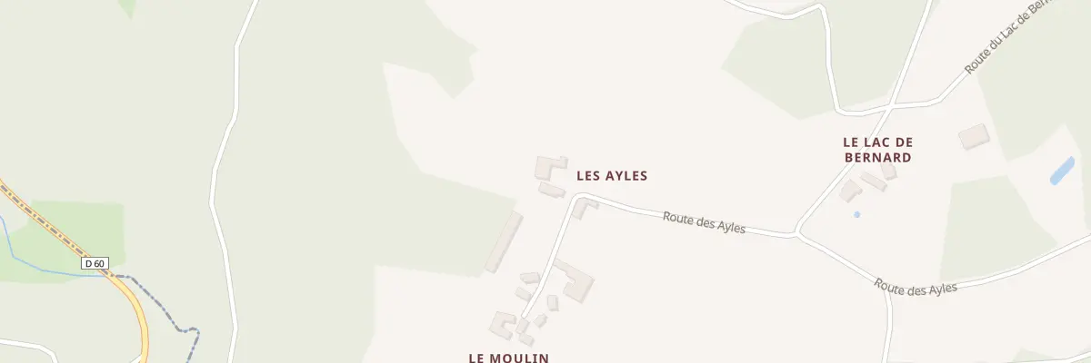 Plan du 102 Les Ayles à Besse