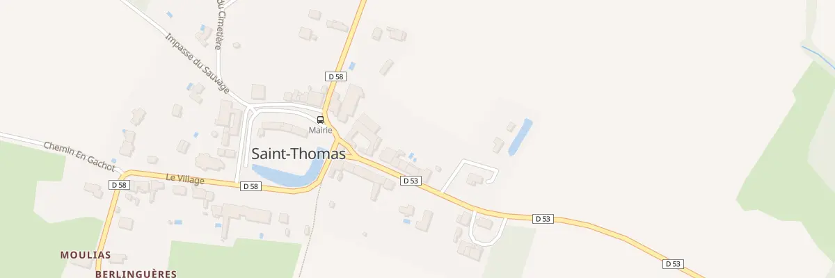 Plan du 68 Village à Saint-Thomas