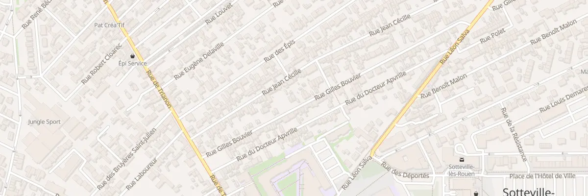 Plan du 146 Rue Gilles Bouvier à Sotteville-lès-Rouen