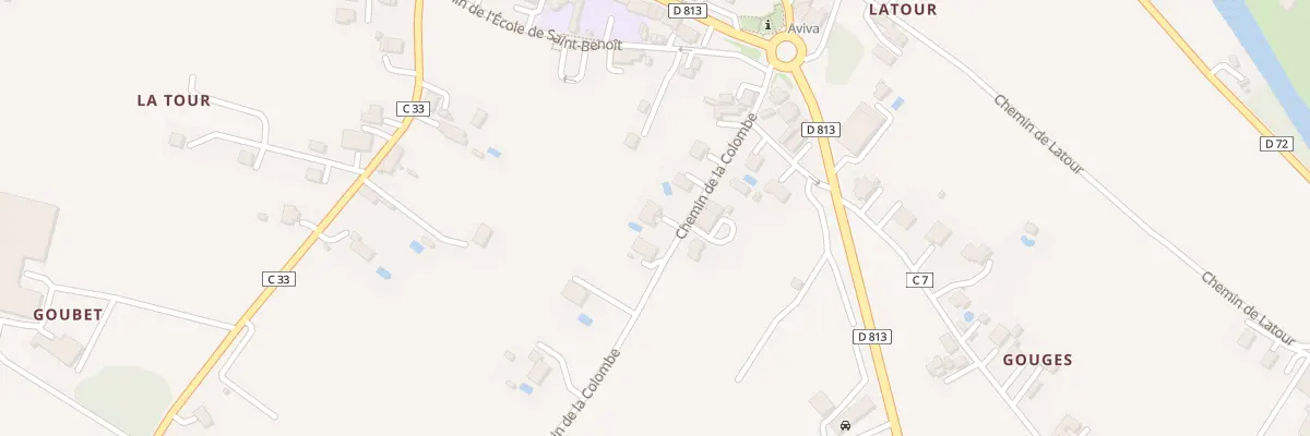 Plan du 170 Che de la Colombe à Moissac