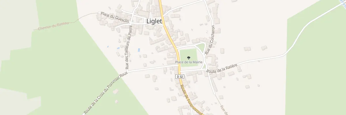 Plan du 3 Pl de la Mairie à Liglet