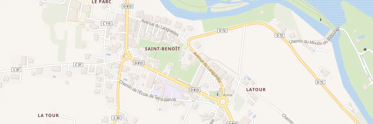Plan du 40 Av du Languedoc à Moissac