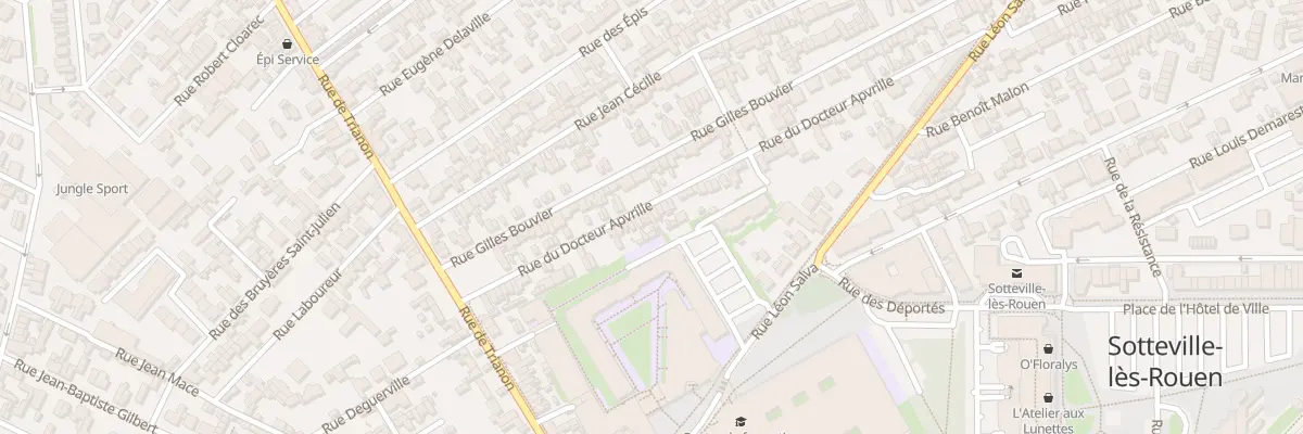 Plan du 79B Rue du Docteur Apvrille à Sotteville-lès-Rouen