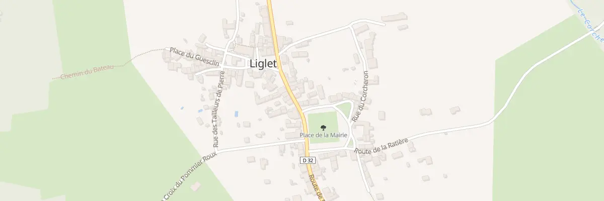 Plan du 7 Pl de la Mairie à Liglet