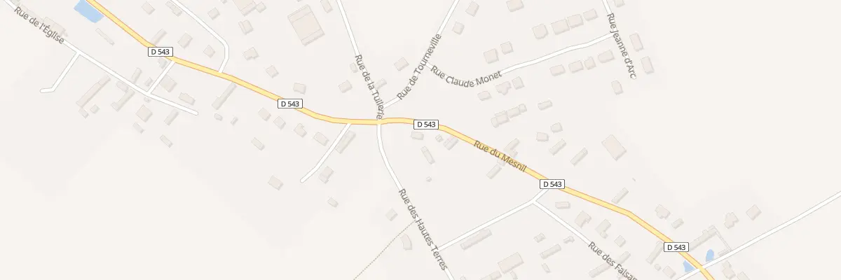 Plan du 2 Rue du Mesnil à Sacquenville