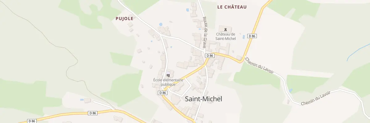 Plan du 26 Le Village à Saint-Michel