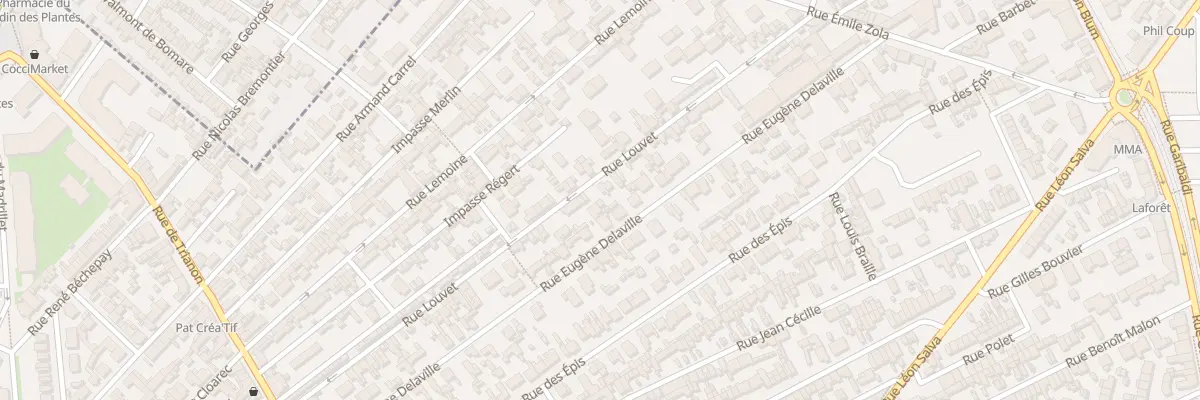 Plan du 45A Rue Louvet à Sotteville-lès-Rouen