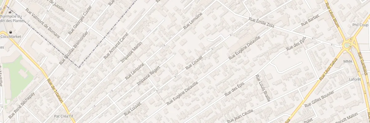 Plan du 22B Rue Louvet à Sotteville-lès-Rouen
